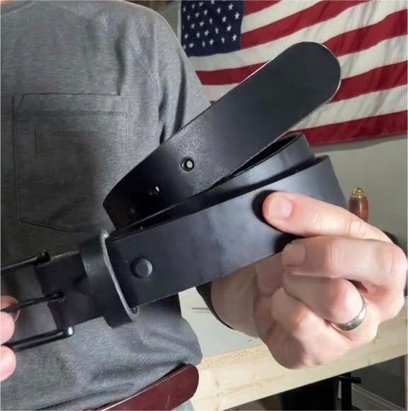 TRUEGRIT - Classic Hand-Stitched Leather Belt of Unmatched Strength