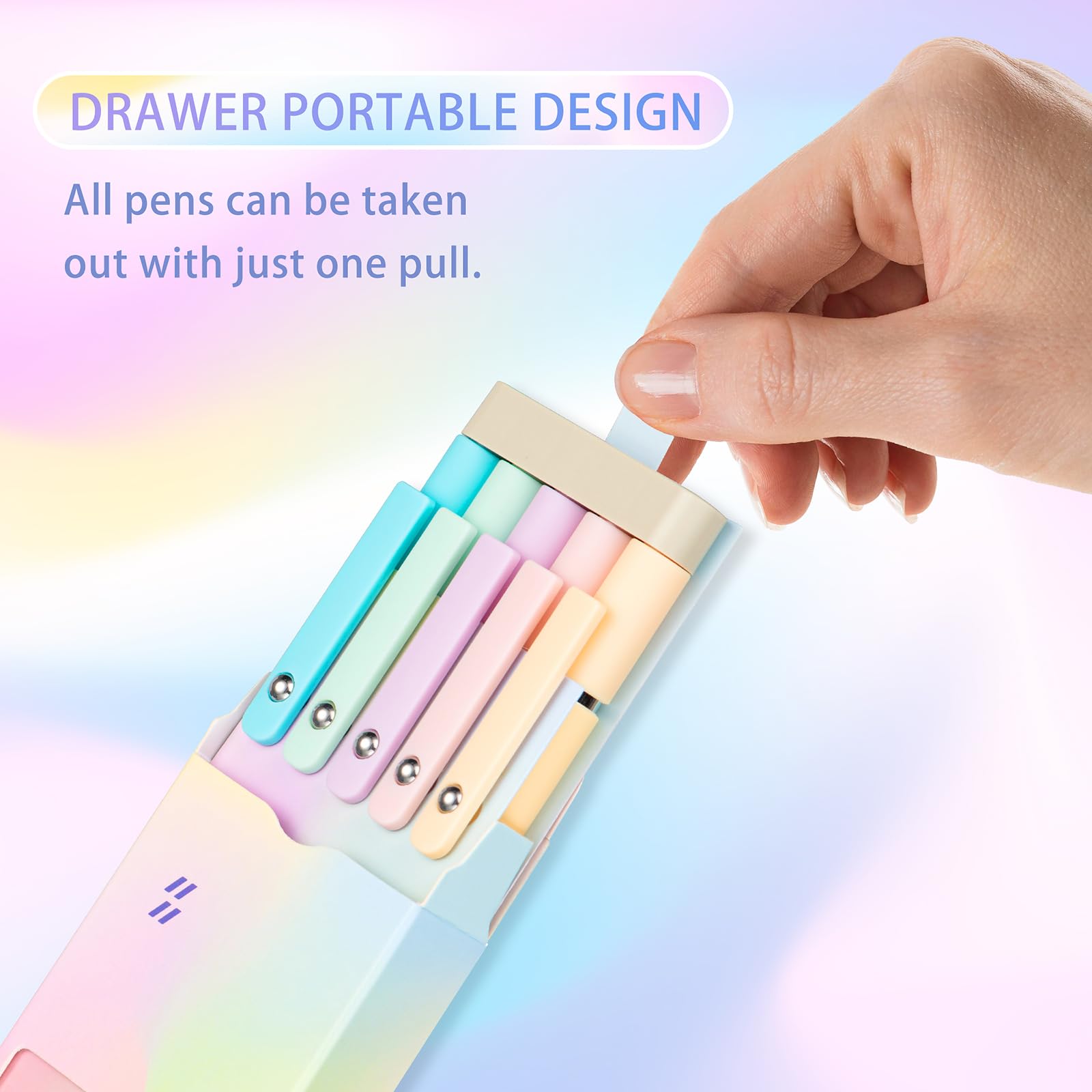 ColorFlow – 5-Piece Gradient Gel Pen Set