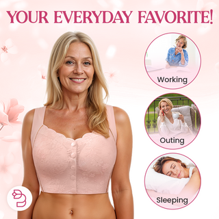 PostureLuxe - Front-Closure Comfort & Support Bra