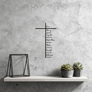 DivineHaven - Inspiring Iron Wall Décor