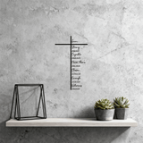 DivineHaven - Inspiring Iron Wall Décor