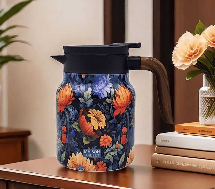 TeaBlossom – Vintage Floral Pattern Thermos with Infuser