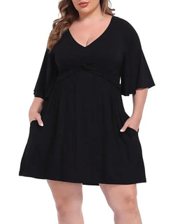CurvaBelle – Plus Size Romper Dress