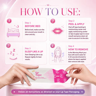 LipiRest – Collagen Infused Overnight Mouth Tape