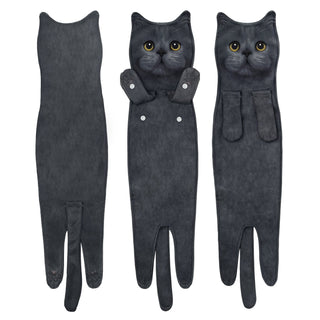 PurrSoft – Cute Cat Microfiber Hand Towel