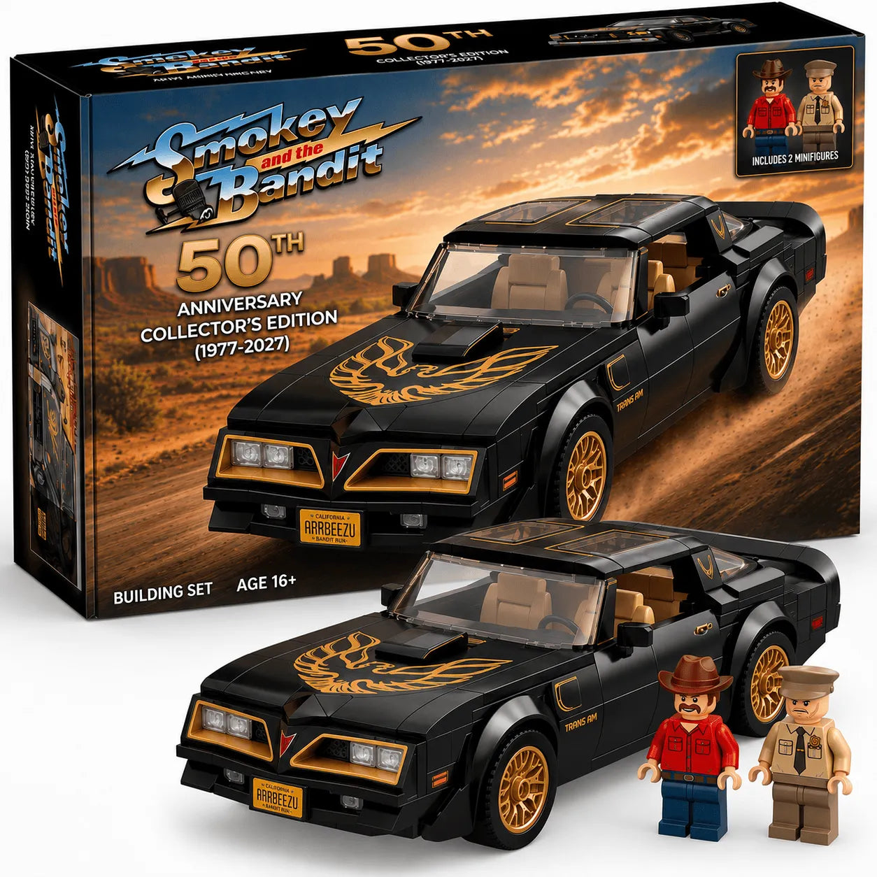 MetalForge– Vintage Muscle Car Building Block Set