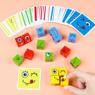🎄🎅 3D Puzzle with Face Changing