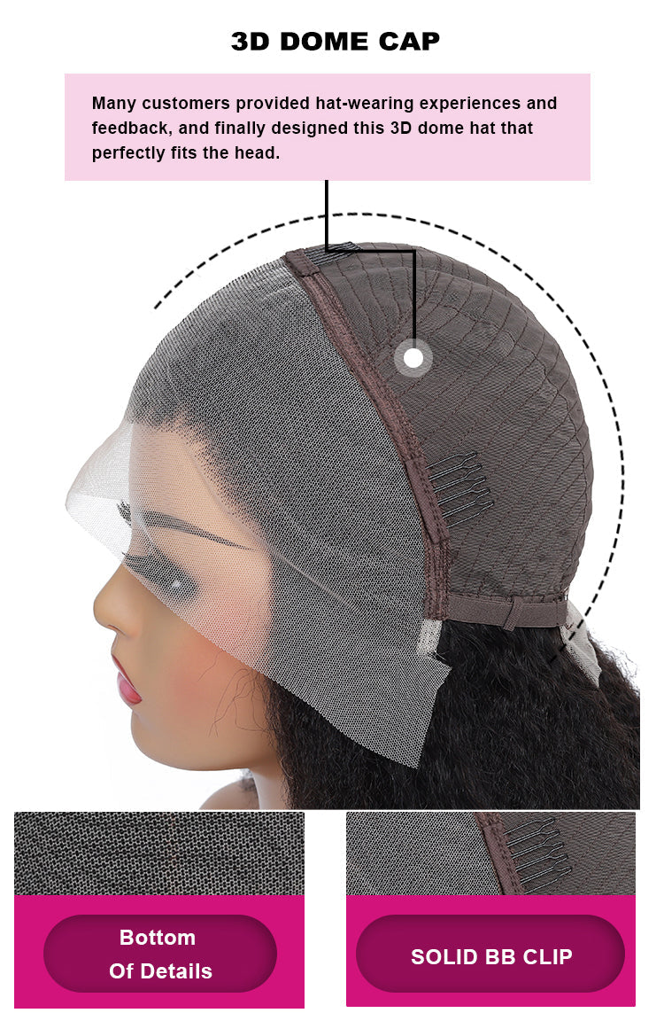 SilkRoot - Invisible Lace Kinky Curl Bob