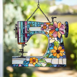 SewGleam – Vintage Sewing Machine Suncatcher