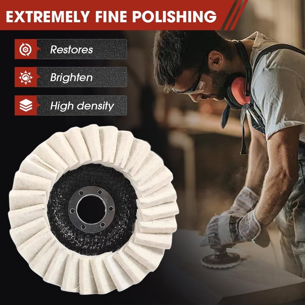 ProSheen - Angle Grinder Polishing Wheel – Effortless Mirror Finish