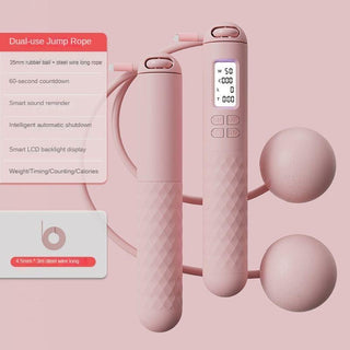 PulseFit - 2-in-1 Weighted Digital Jump Rope for Total Body Burn