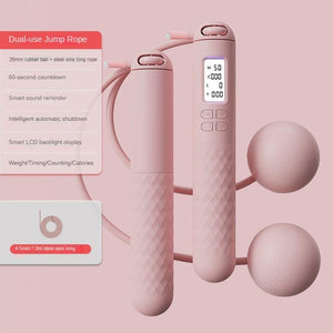 PulseFit - 2-in-1 Weighted Digital Jump Rope for Total Body Burn