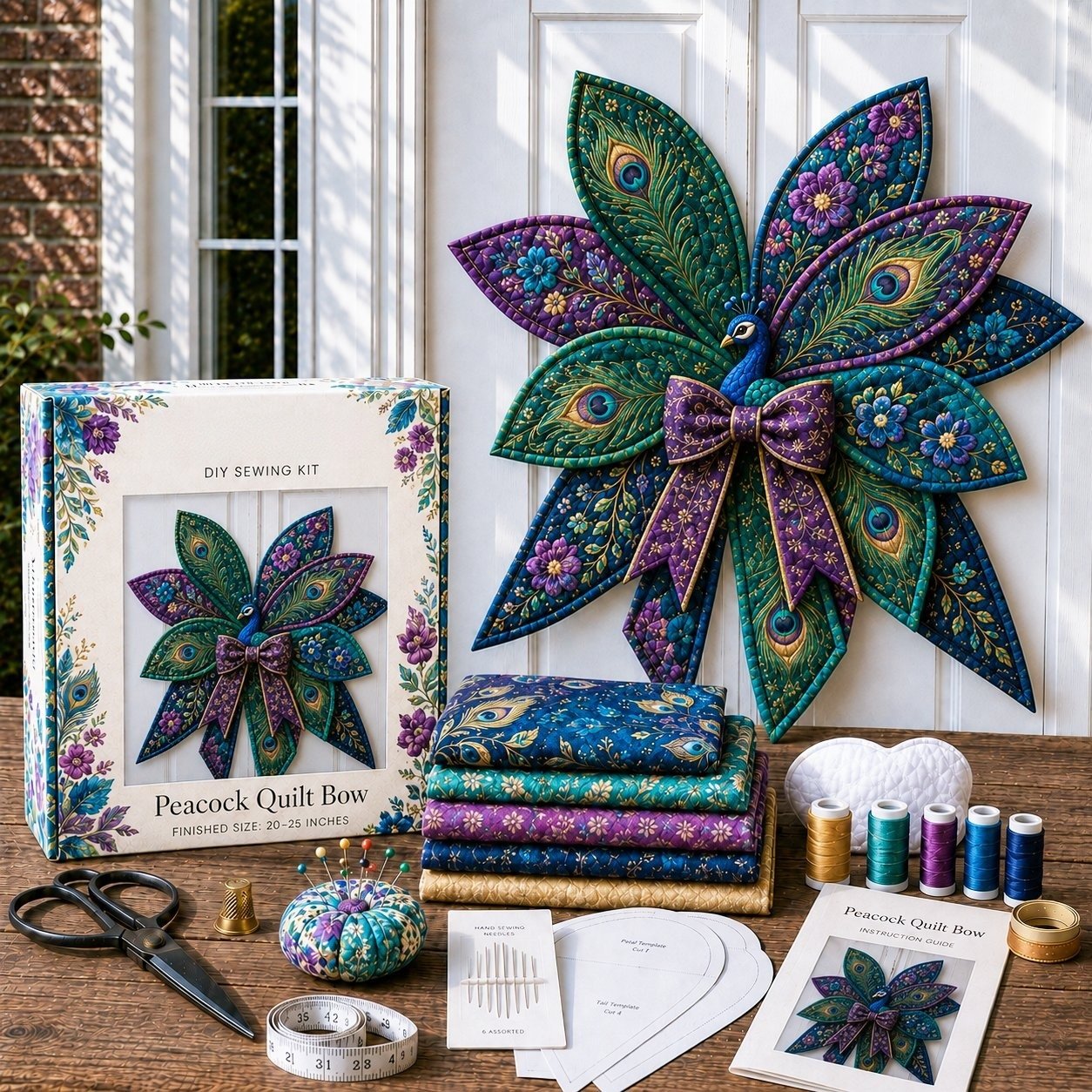 StitchCharm – Oversized 3D Quilted Bow Craft Kit