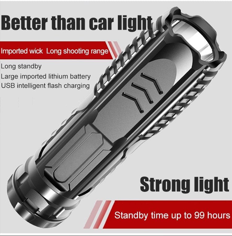 BrightForce – Multifunctional Rechargeable LED Flashlight