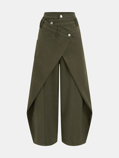 TwistWaist – Cross Front Wide Leg Jeans