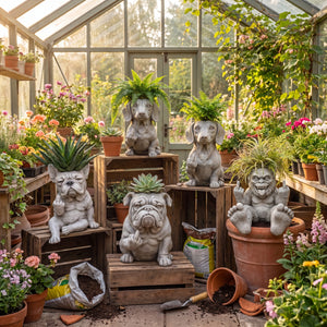 Funny French Bulldog Planter – Your Plants Just Got Attitude 🌿🐶