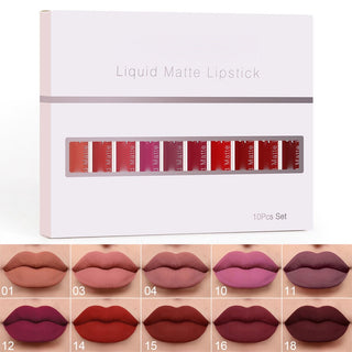VelvetLuxe – Liquid Matte Lipstick Set