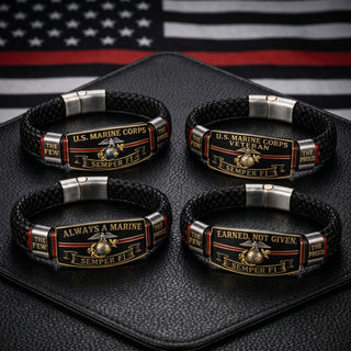 🏆Last Day Promo: 49% OFF - U.S. Marine Corps “Semper Fi” Bracelet —✈️ BUY 2 FREE SHIPPING
