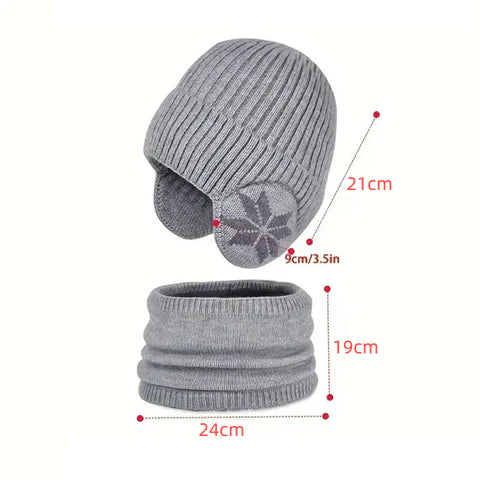 EverWarm - Winter Warm Knit Hat and Scarf Set