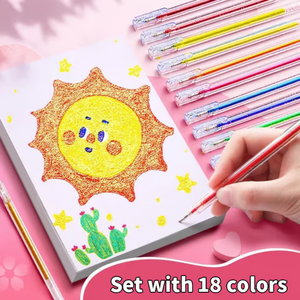 GlitterGlow - Vibrant Glitter Gel Pen Set