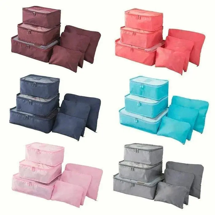 LAST DAY HOT SALE 38% OFF - 6 pieces portable luggage packing cubes marnetic