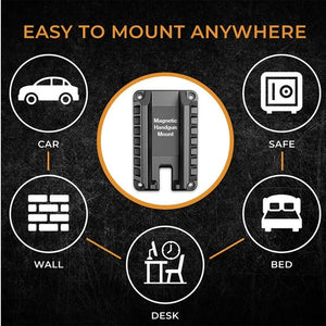 Magnetic Handgun Mount - Your Ultimate Secure Storage Solution