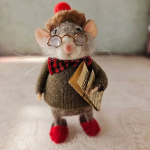 WhiskerWool - Needle Felted Mouse
