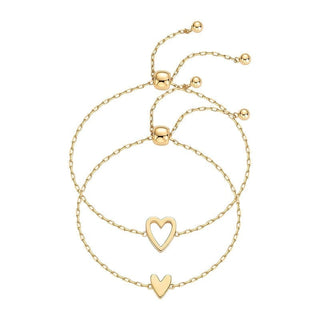 ForeverTies – Adjustable Duo Friendship Bracelet Set