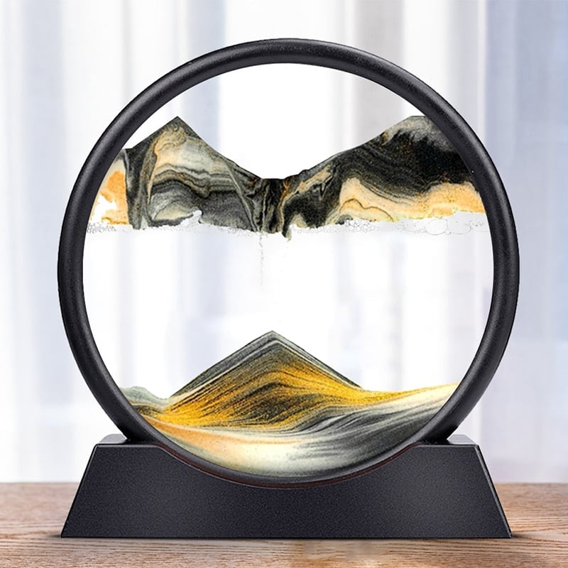 TranquilScape - 3D Sand Motion Hourglass – Relax & Inspire
