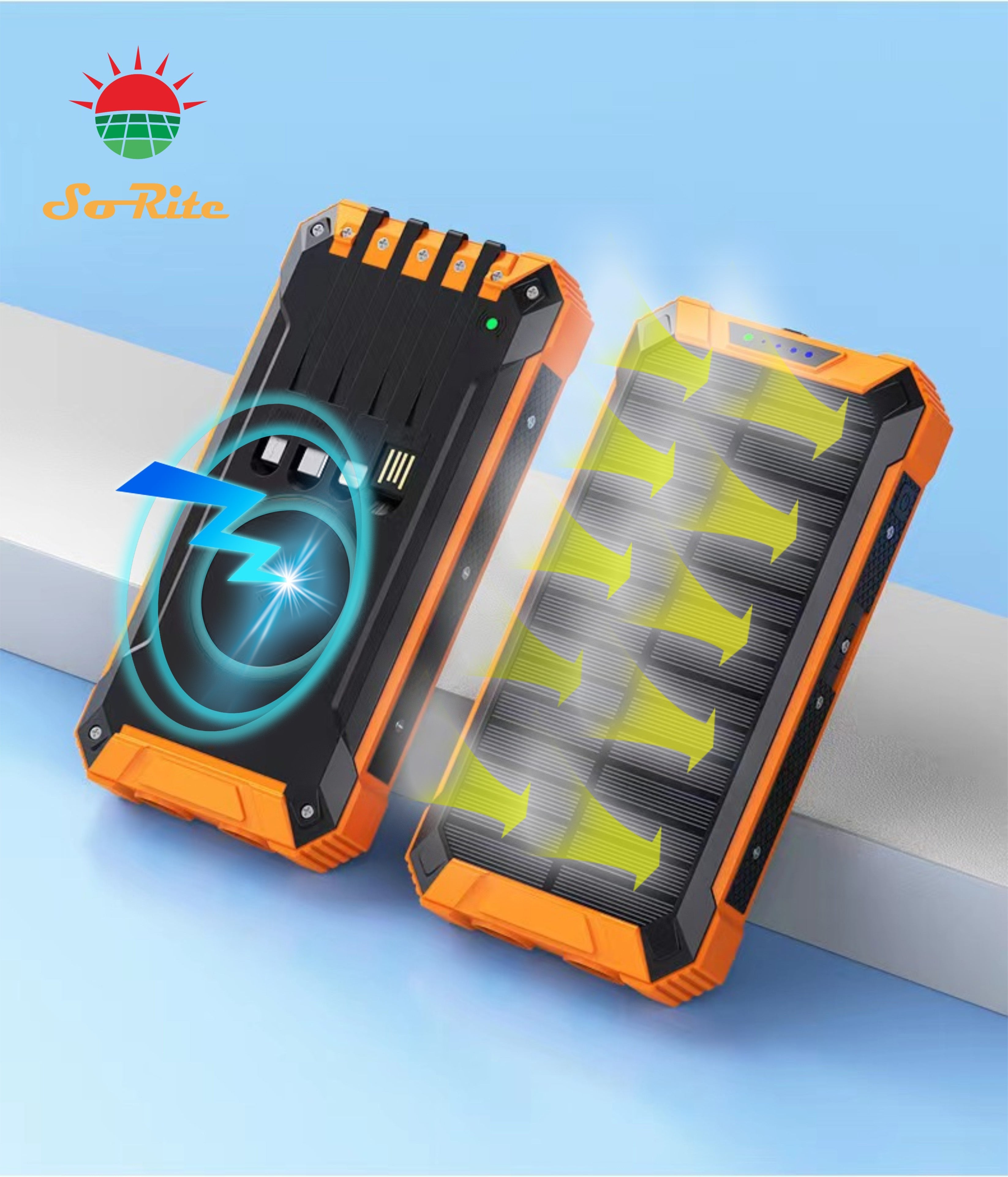 SolarCharge – Wireless Solar Power Bank