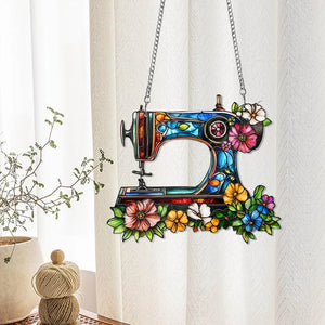 SewGleam – Vintage Sewing Machine Suncatcher