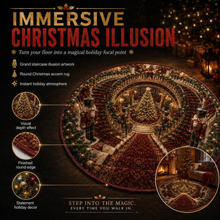 WonderPortal – Magical Christmas 3D Floor Rug