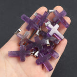PureAura - Spiritual Crystal Heart Cross