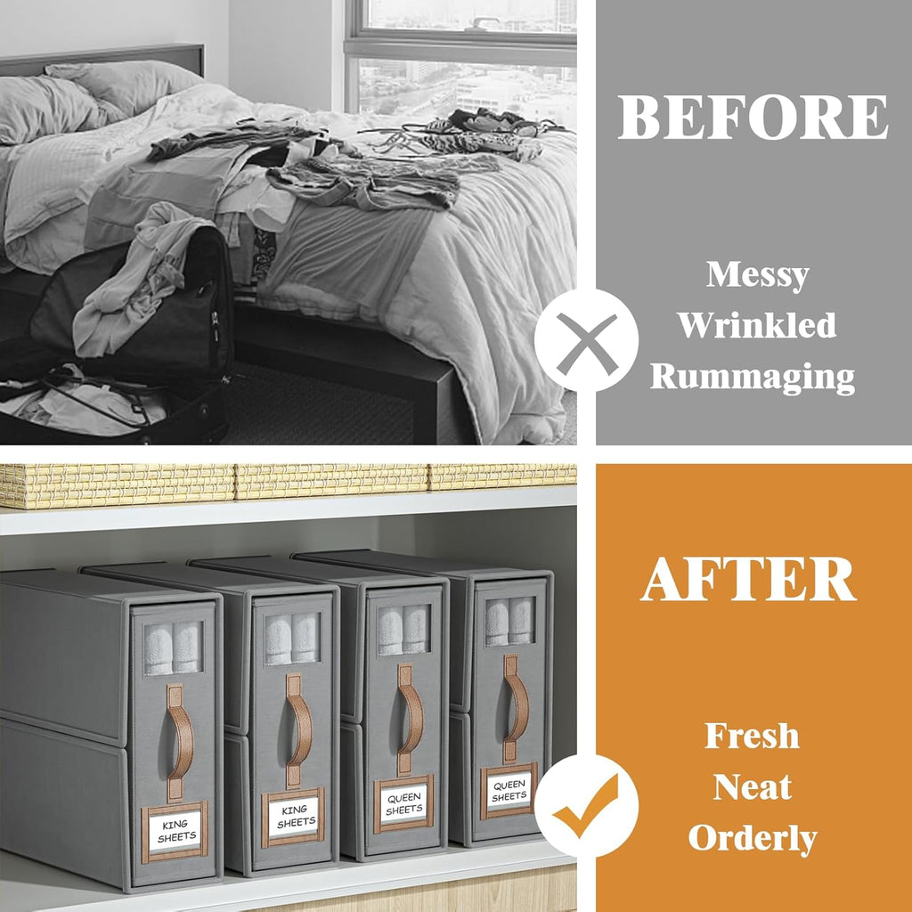 LinenLock – Foldable Sheet Storage Set