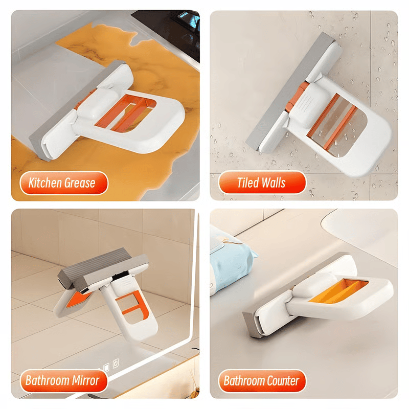 SwiftScrub | Mini Foldable Mop - Fast, Easy & Hygienic Cleaning