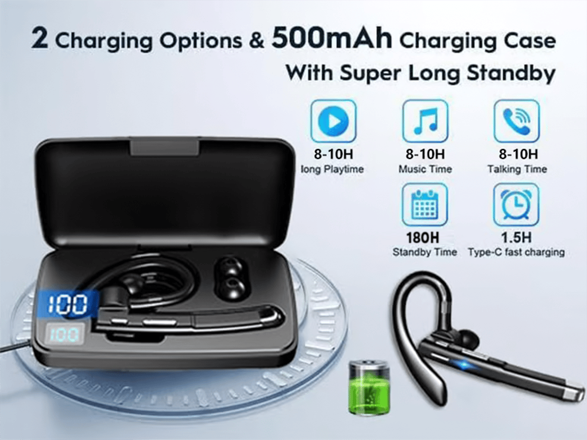 TalkMax - 80H Playtime Bluetooth Trucker Headset