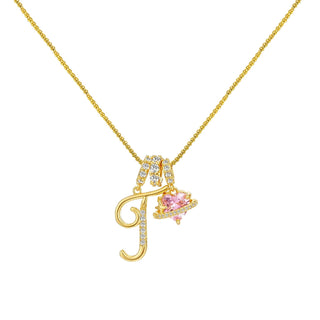 InitialGlow – Personalized Letter Necklace