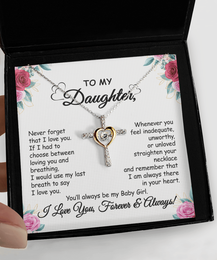 FaithGlow – Dancing Cross Necklace