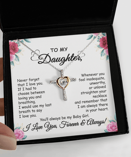 FaithGlow – Dancing Cross Necklace
