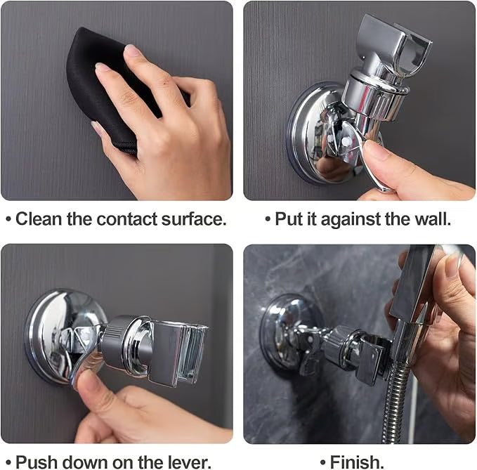 ShowerGrip – Universal Suction Shower Holder