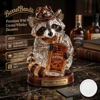 BarrelBandit – Premium Wild West Crystal Whiskey Decanter