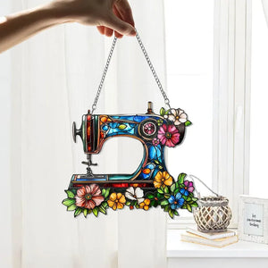 SewGleam – Vintage Sewing Machine Suncatcher