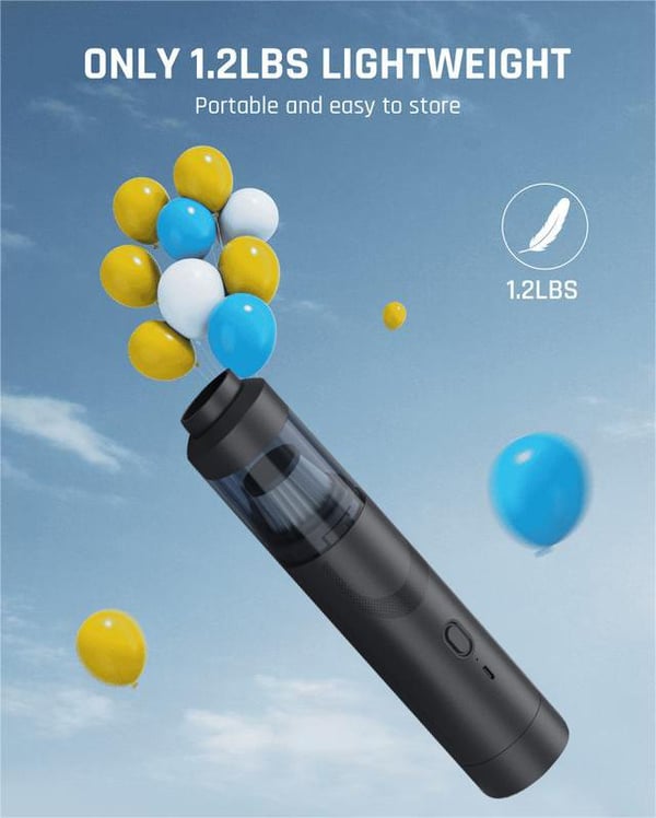 CleanDrive – Slim Cordless Car Vacuum