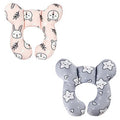 Set of 2 (1xGray Star + 1xPink Bunny)