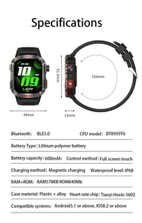 VanguardX - Outdoor Military Smart Watch – Power Meets Precision