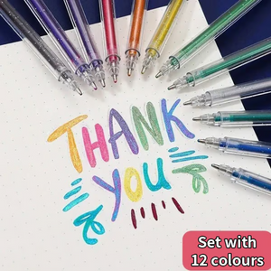 GlitterGlow - Vibrant Glitter Gel Pen Set