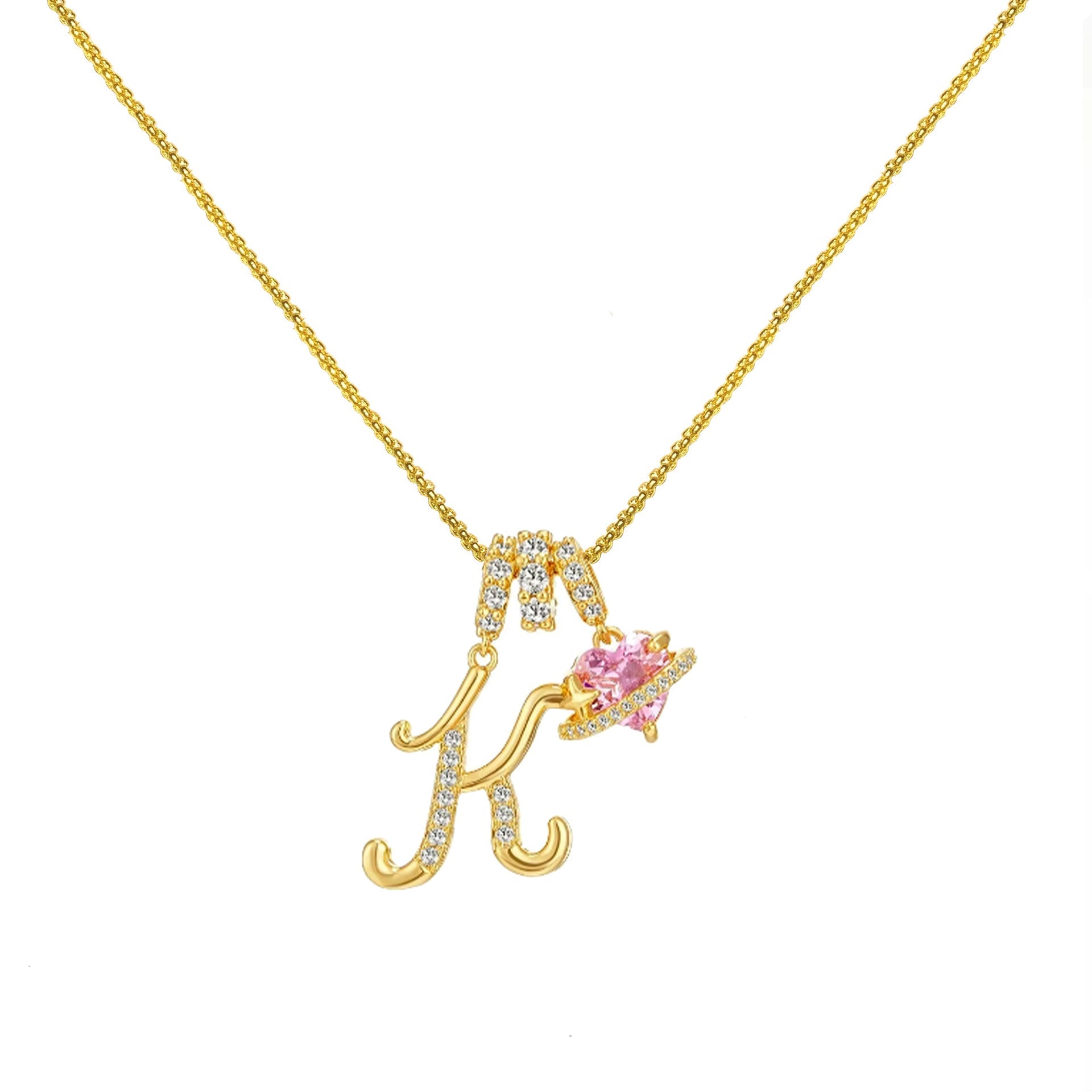 InitialGlow – Personalized Letter Necklace