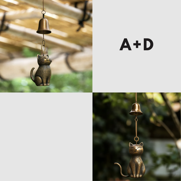 MeowMelody – Whimsical Cat Wind Chime