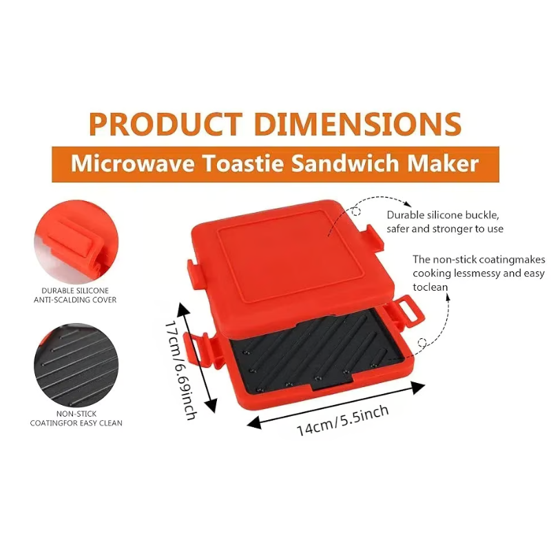 CrispMate – Microwave Toastie Sandwich Maker
