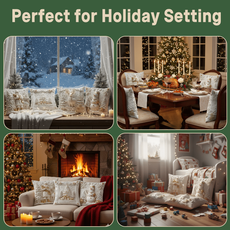 FestiveCozy – Christmas Cushion Cover
